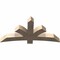 Ekena Millwork Davenport Smooth Timber Gable Bracket, Douglas Fir, 60"W x 30"H x 5 1/2"D x 5 1/2"F, 12/12 Pitch GBW060X30X0606DAV00SDF - alternate 2